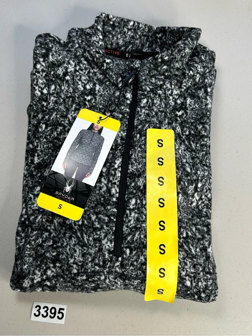 Spyder Active Women's Half Zip Fleece Pullover Jacket Size Small Multicolor